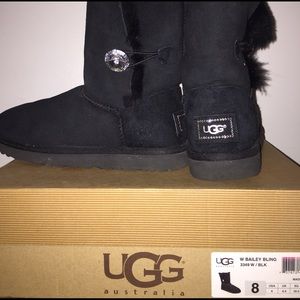 Black ugg boots