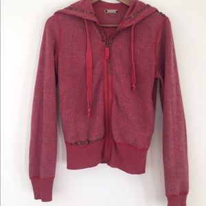 Free People embellished hoodie sweatshirt