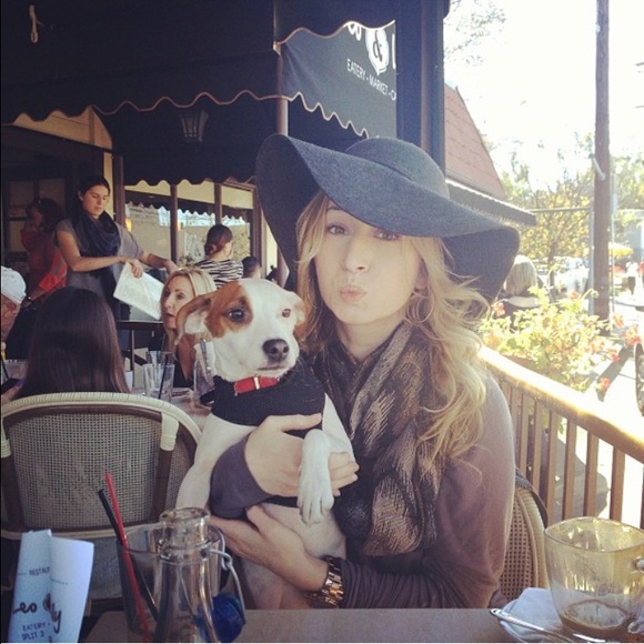 Wool floppy hat