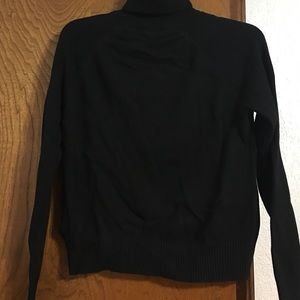 Plus Size Black Turtle Neck