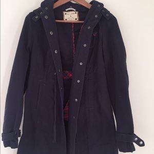 Free People Navy Coat Jacket size 6