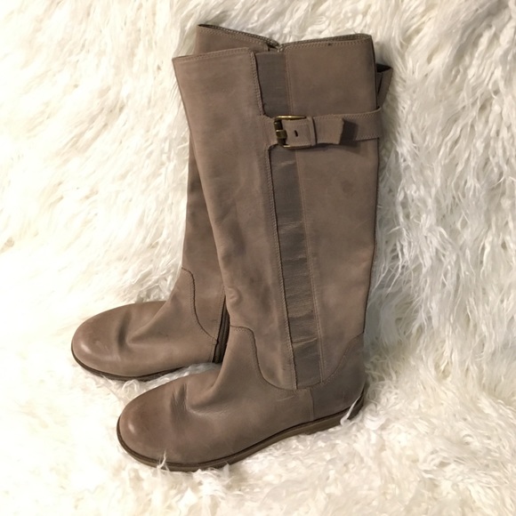 Easy spirit leather grey boots
