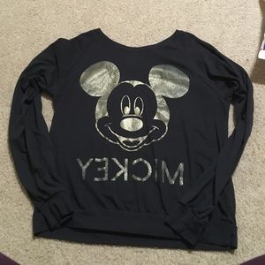 Mirror image Mickey long sleeve shirt