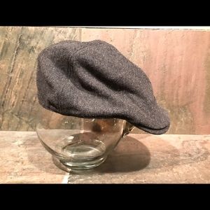 Mens Gap Gray Wool Driving/Newsboy/Gatsby/Golf Hat