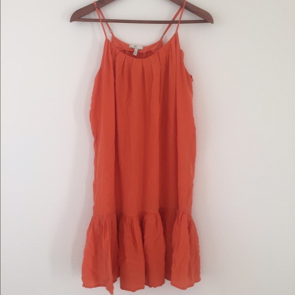 Joie silk dress in salmon