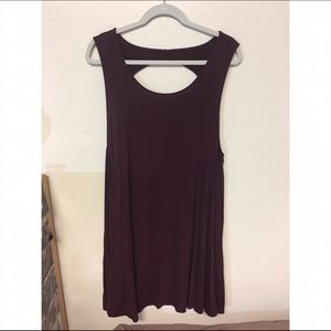 American Eagle Outfitters Maroon Dress