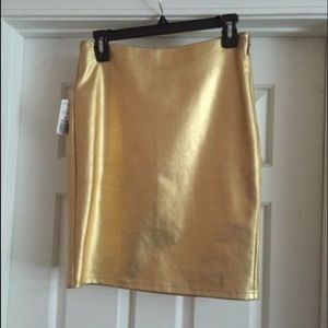 Gold skirt NWT