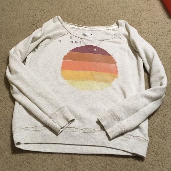 American eagle crew neck French terry pullover