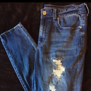 JLO skinny high rise jeans