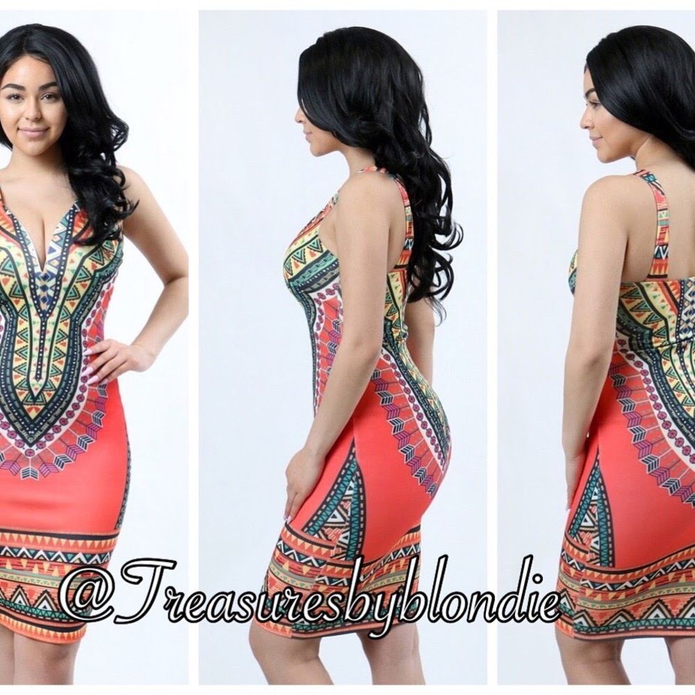 5⭐️⭐️⭐️⭐️⭐️ Summer Dashiki Dress
