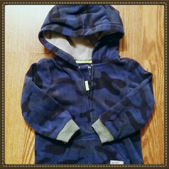 24M Carter's Boy Camo Fleece Bodysuit