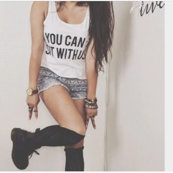 Brandy Melville "You Can't Sit With Us" Tank