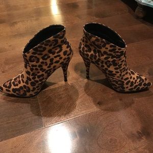 Cheetah booties