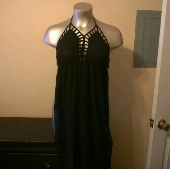 Dresses & Skirts - PBF Shimmery Black Sheer Jumpsuit