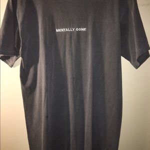 Wildroot "Mentally Gone" embroided t shirt