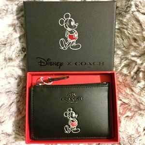 men's coach mickey mouse wallet