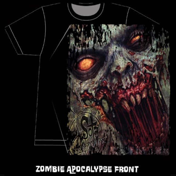 Zombie Apocalypse T-shirt - Picture 1 of 2