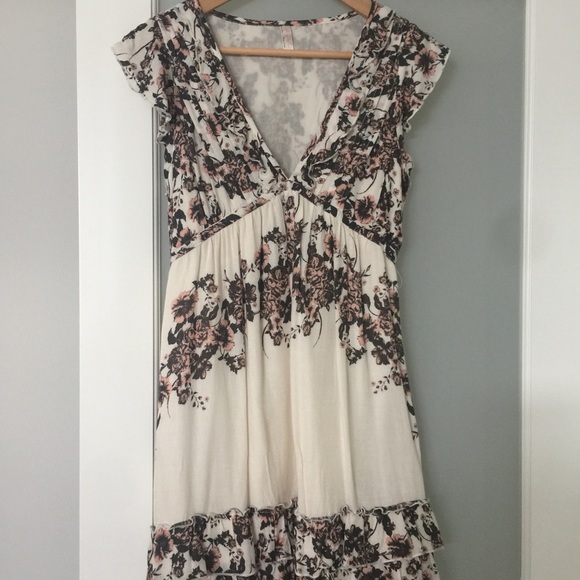 Free people floral dress size XS EUC