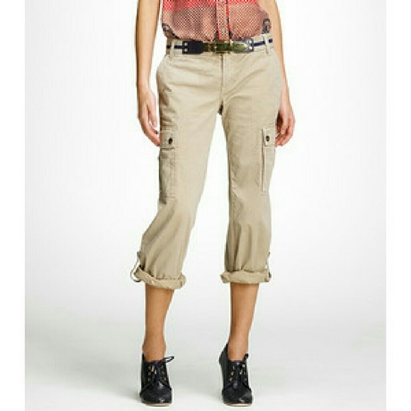 HP Tory Burch Cropped Cargo Pants