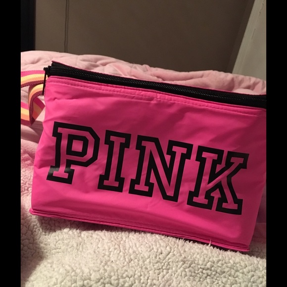 Pink lunch bag