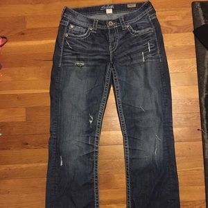 Silver Lola Straight leg jeans