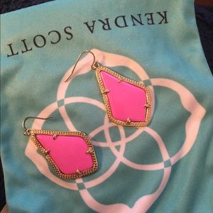 Pink Kendra Scott earrings