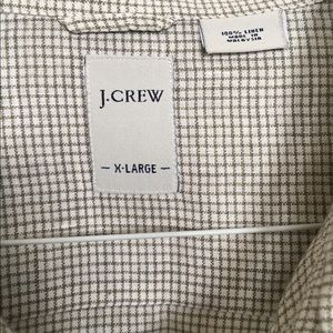 Men's Jcrew plaid shirt XL
