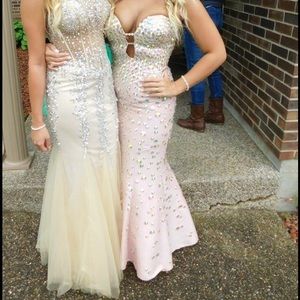 Jovani prom dress blush pink