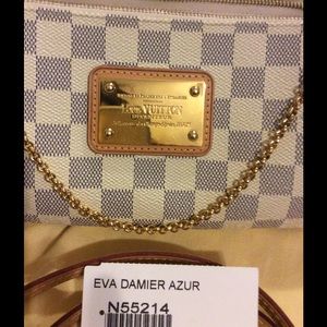 Louis Vuitton Bags - Louis Vuitton Eva clutch damier azur Louis Vuitton Bags - Louis Vuitton Eva clutch damier azur
