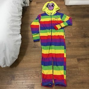 Adventure Time adult onesie. Size Small. Unisex