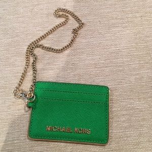 MICHAEL Michael Kors Credit Card Wallet Wristlet
