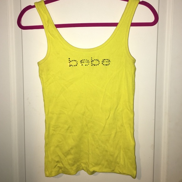 BEBE rhinestone tank top! ✨✨✨