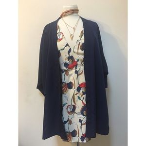 American Apparel XS/S Navy Kimono Jacket
