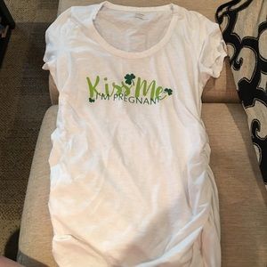"Kiss Me, I'm Pregnant" Maternity t-shirt