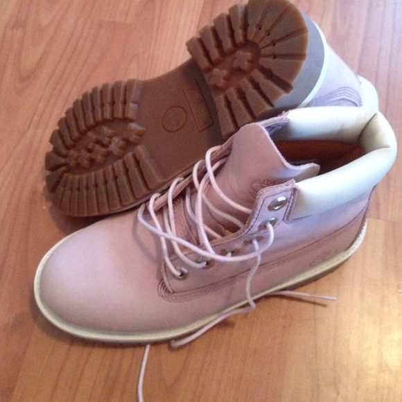 Timberland pink juniors boots size 4
