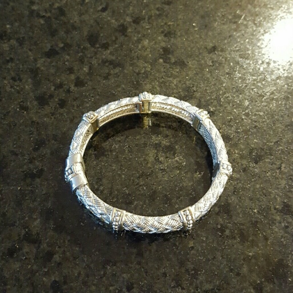 Silver tone bracelet