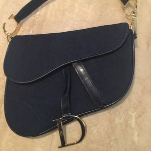 Christian Dior Saddle Bag Purse.