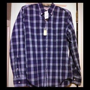 J CREW PLAID BUTTON UP