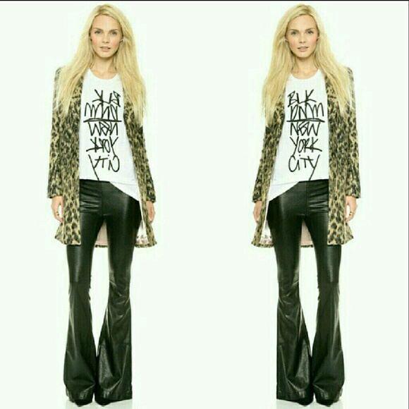 FLASH SALE liquid leather bell bottom pants - Picture 2 of 5