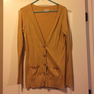 Mossimo mustard cardigan