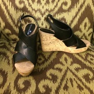 Montego Bay Club Black Wedges