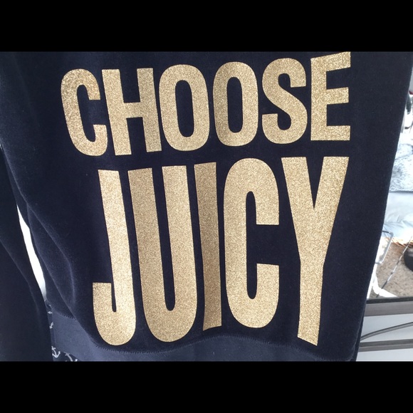 Juicy Couture velour zip up hoodie.