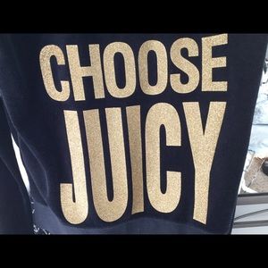 Juicy Couture velour zip up hoodie.