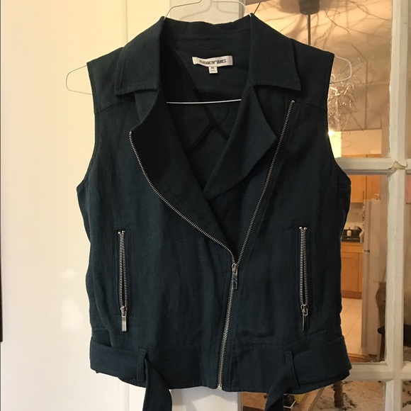 Elizabeth and James moto vest