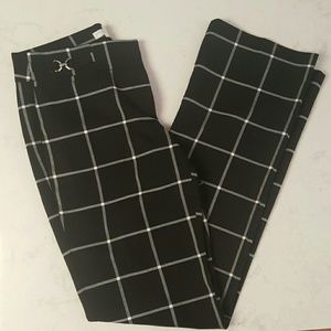 New York and Company Black and White Print Pant