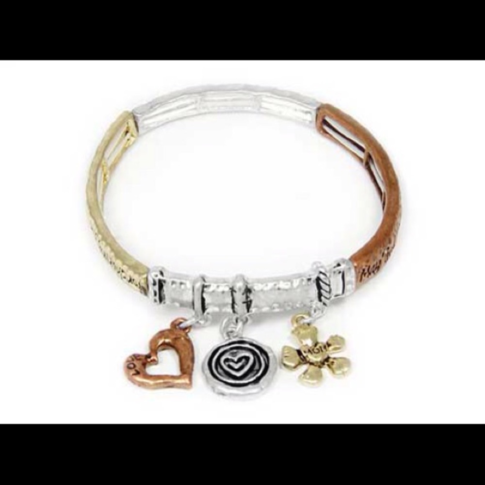"May God Bless Mom" designer charm bracelet.