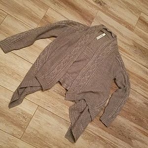 Girls XL metallic grey swtr