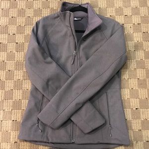 Grey NORTH FACE  hard shell jacket