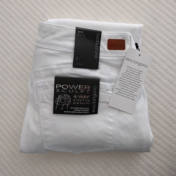 The Limited Eva Longoria White Skinny Jeans