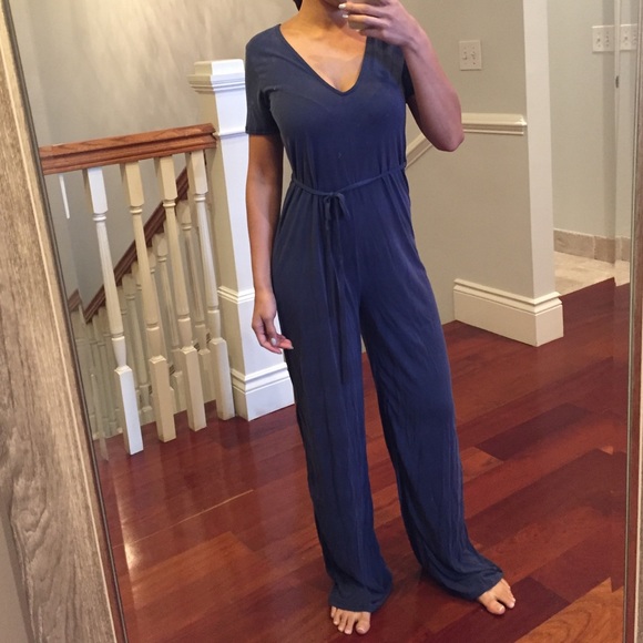 NWT navy jumpsuit